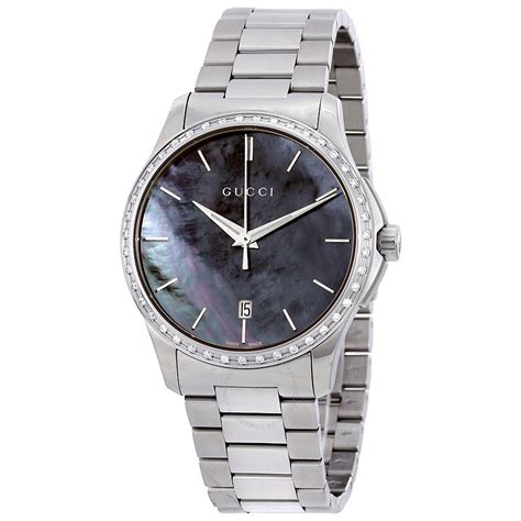 gucci watch women silver.